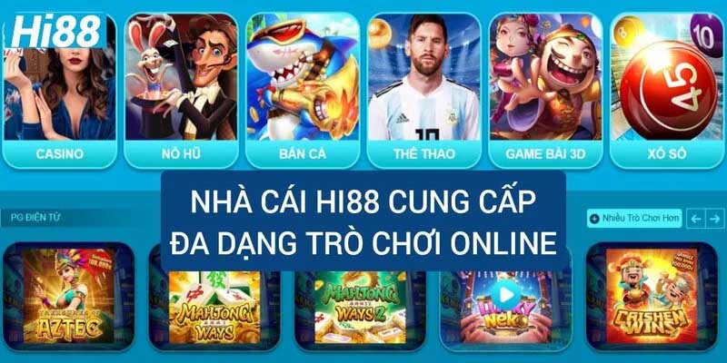 Kho game của Hi88 rất đồ sộ